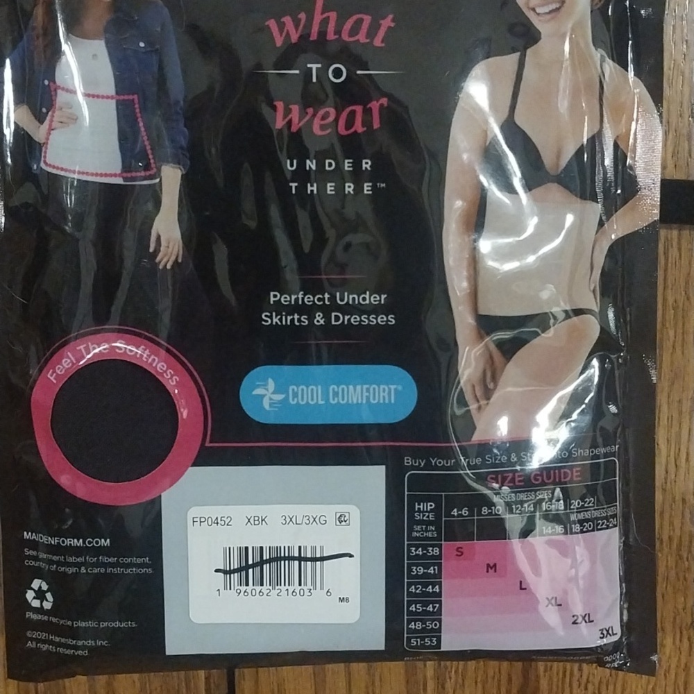 Maidenform Flexees NWT Women's Waist Nipper Shape Firm Control FP0452 Black 3XL - Picture 8 of 8